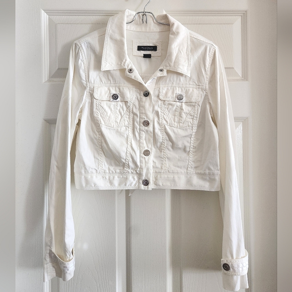 White House Black Market cotton jacket, size 8